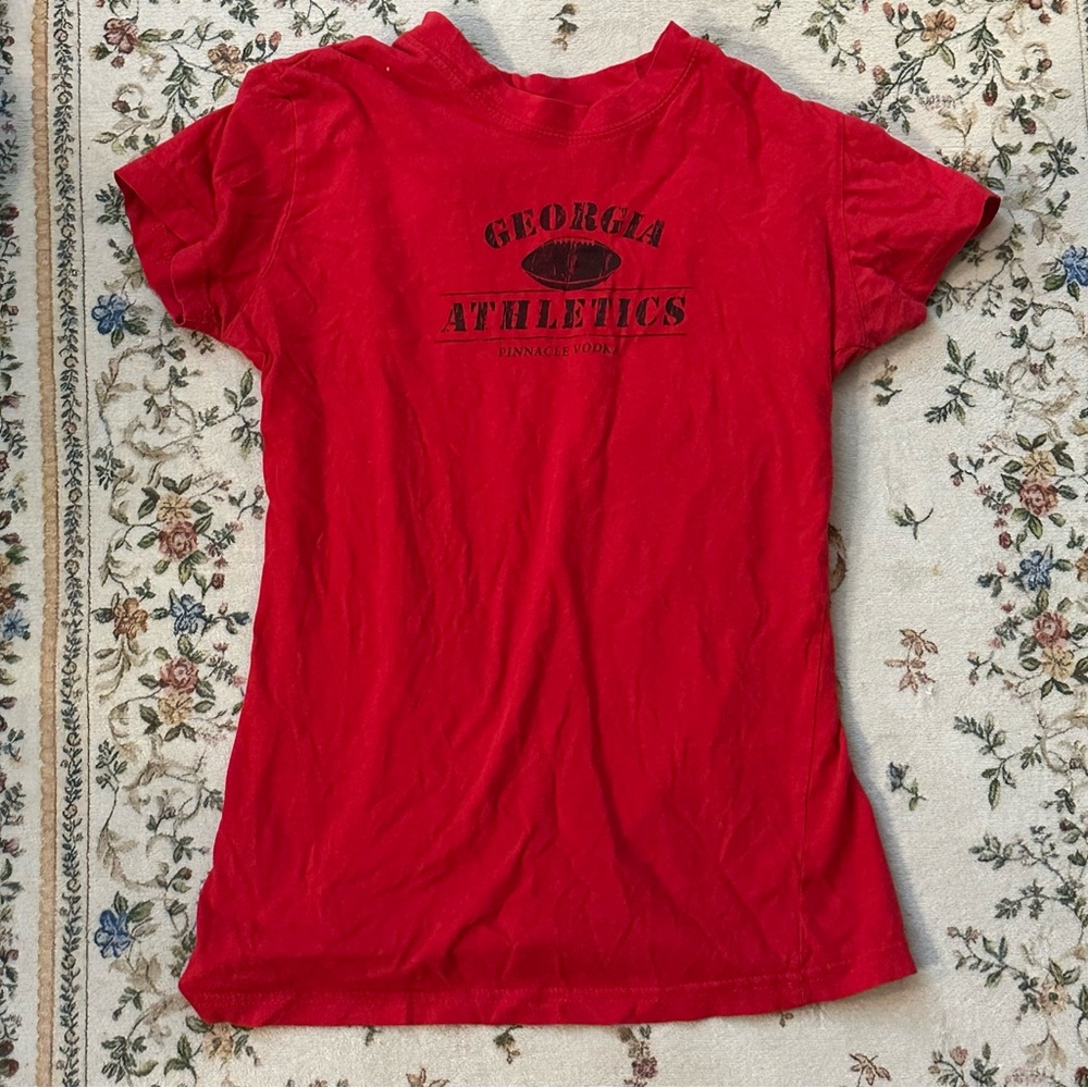 Georgia Athletics Red Graphic Tee